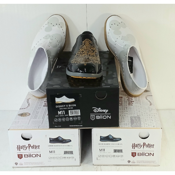 LOT OF 3 - BIION SHOES - FT DISNEY & HARRY POTTER