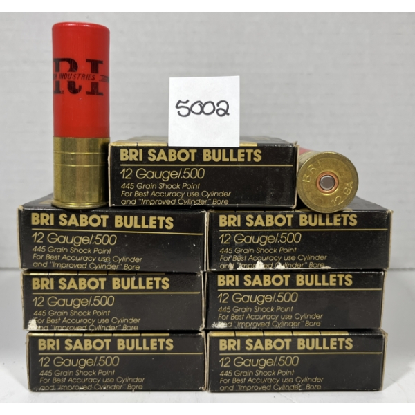 AMMO: 35X BRI 12 GA - 2 3/4 IN - 445 GR - SABOT