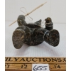 Image 7 : BEAR W/ SPEAR FIGURE BY ITTUKALLAK - STONE & BONE 