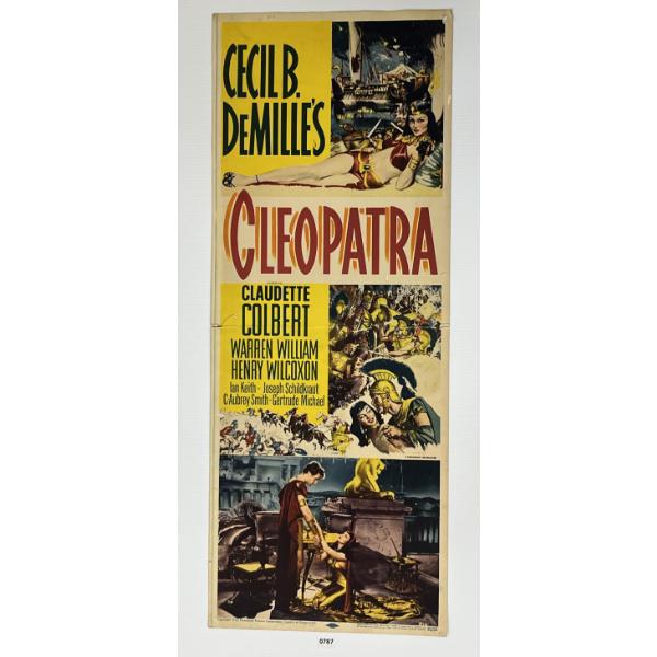 1952 PARAMOUNT "CLEOPATRA" FILM POSTER