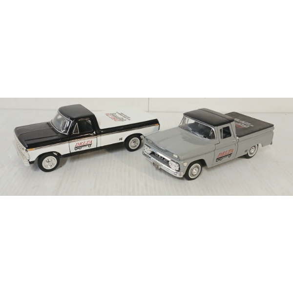 LOT OF 2 - LIBERTY CLASSICS DIECAST MODEL COIN BANKS - 1960 GMC & 1979 FORD