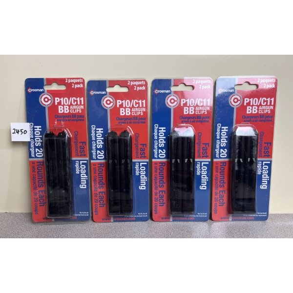 LOT OF 4 - CROSMAN P10 BB MAGAZINE 