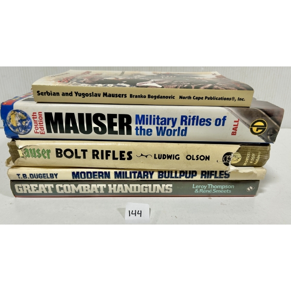 LOT OF 5 - MILITARY FIREARMS REFERNCE BOOKS