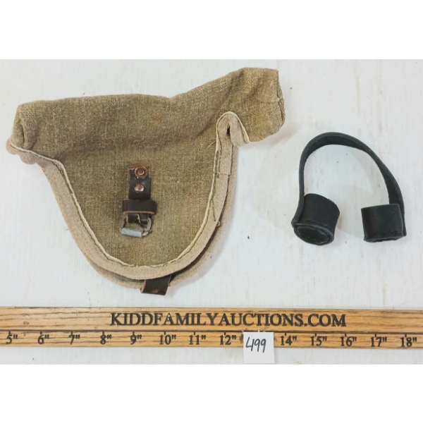 LOT OF 2 - RUSSIAN MOSIN NAGANT SCOPE & LENS COVERS