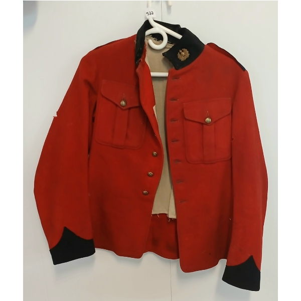 POST 1901 7th FUSILIERS SCARLET FROCK