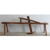 Image 3 : ANTIQUE LEATHER MAKER'S BENCH