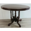 Image 1 : OVAL PARLOR TABLE - MAHOGANY - C. VICTORIAN ERA