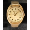 Image 1 : CARAVELLE SET-O-MATIC GOLD TONED AUTOMATIC WRISTWATCH