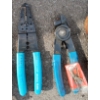 Image 4 : JOB LOT - PIPE WRENCHES, WIRE STRIPPERS & PLIERS