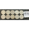 Image 1 : LOT OF 10 - 1964-1966 CDN 10 CENT COINS