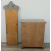 Image 4 : LOT OF 2 - ACCENT CABINET W/ MATCHING MIRROR
