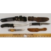 Image 2 : LOT OF 3 - HUNTING & FILLET KNIVES - INCL ARMESO & CUTCO