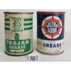 Image 1 : LOT OF 2 - ULTRA LUBE GREASE & CITIES SERVICE TROJAN GREASE LB CANS