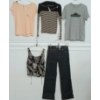 Image 1 : LOT OF 5 - WOMEN'S T-SHIRTS, LONG-SLEEVED TOP & JEANS - MFG INSIGHT, PENFIELD & WESC