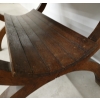 Image 2 : LIBRARY / SIDE TABLE - ARTS & CRAFTS - WALNUT - C. 1920'S-1940'S