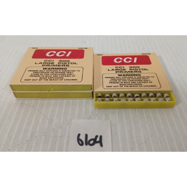 PRIMERS: APPROX 300X CCI NO. 300 LARGE PISTOL PRIMERS