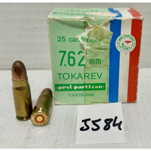 AMMO: 10X 7.62X25 TOKAREV