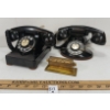 Image 4 : LOT OF 3 - NORTHERN ELECTRIC ROTARY PRINCESS TELEPHONES - PERPETUAL BRASS CALENDAR