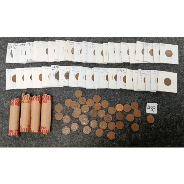 QTY OF MIXED YEARS CDN PENNIES
