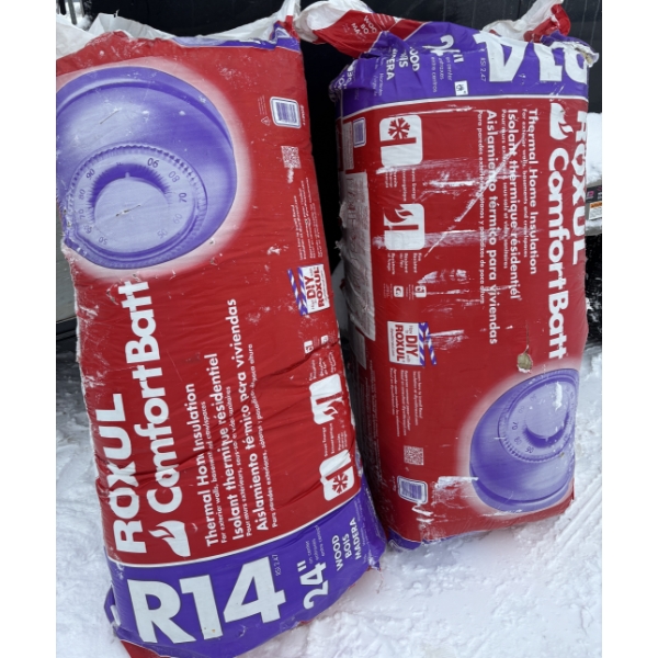 LOT OF 2 - INSULATION - R14 - 24 INCH