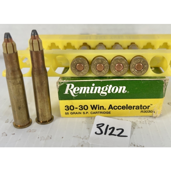 AMMO: 26X REMINGTON .30-30 WIN - 55 GR SP