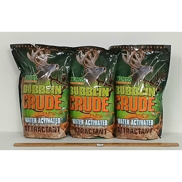 LOT OF 3 - PRIMOS BUBBLIN' CRUDE ATTRACTANT