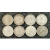 Image 2 : LOT OF 8 - 1938-1968 CDN 25 CENT COINS 