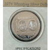 Image 1 : 1974 FCM WINNIPEG SILVER DOLLAR