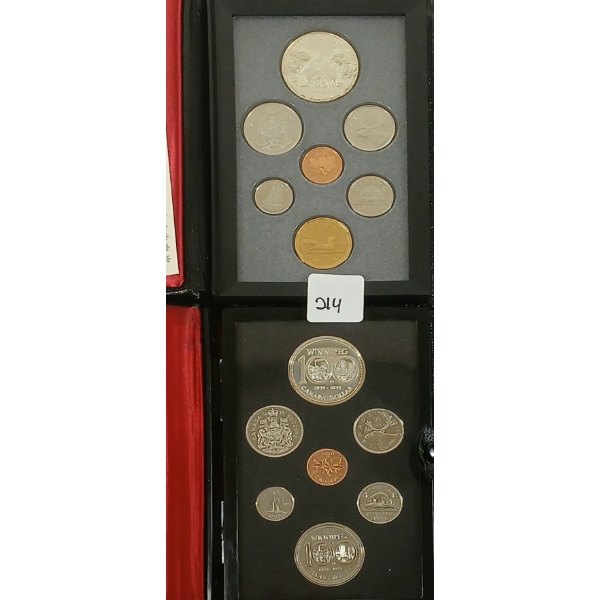 LOT OF 2 - 1974 & 1989 UNCIRCULATED PROOF SETS