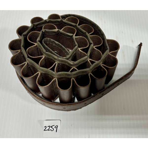 LEATHER SHOTGUN SHELL BANDOLIEER