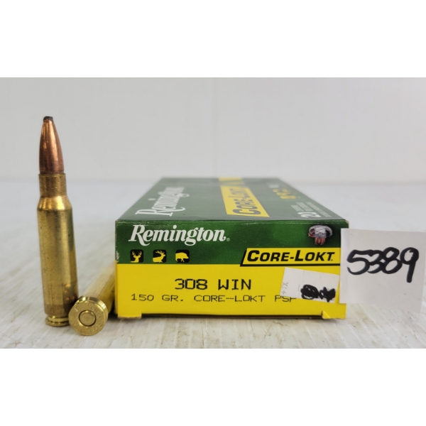AMMO: 20X REMINGTON .308WIN - 150GR