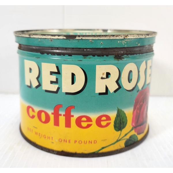 RED ROSE COFFEE 1LB TIN