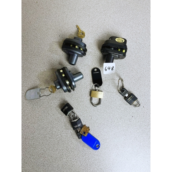 ASSORTED LOCKS INCL TRIGGER LOCKS