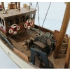 Image 7 : FISHING TRAWLER SHIP MODEL W/ STAND 