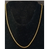 Image 2 : 14K GOLD PLATED TWISTED ROPE NECKLACE