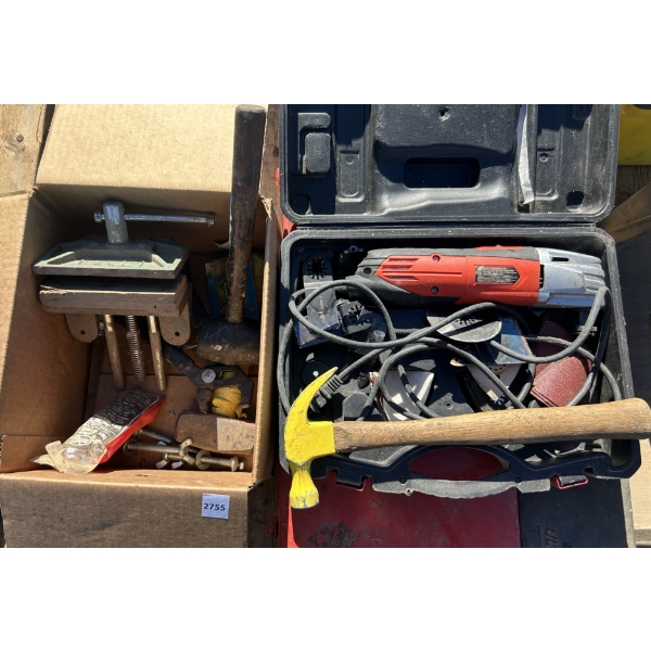 JOB LOT - VICE, OSCILLATING SANDER, ETC