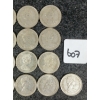 Image 6 : LOT OF 21 - 1968 CDN 25 CENT COINS