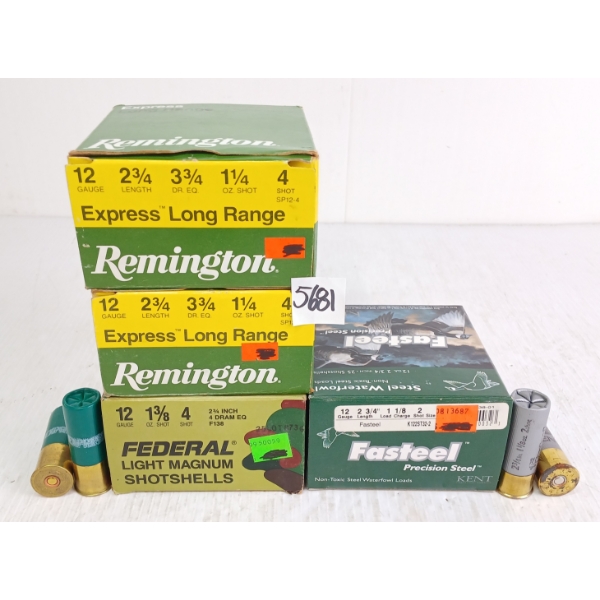 AMMO: 100X MIXED 12GA - 2-3/4IN - #2 & 4 SHOT