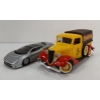 Image 5 : LOT OF 2 - MAISTO & SOLIDO TIN/PLASTIC JAGUAR XJ220 & FORD V8 MODELS