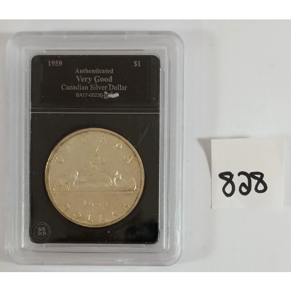 1959 CDN SILVER DOLLAR - UNCIRCULATED
