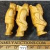 Image 6 : LOT OF 3 - INUIT MEN FIGURES - SIGNED - BONE 
