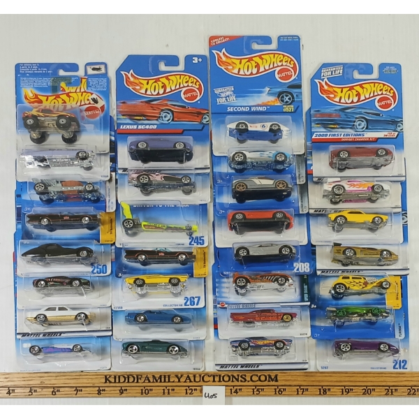 LOT OF 30 - HOTWHEELS - SILHOUETTE II, SPEED SHARK, TURBOA, ETC