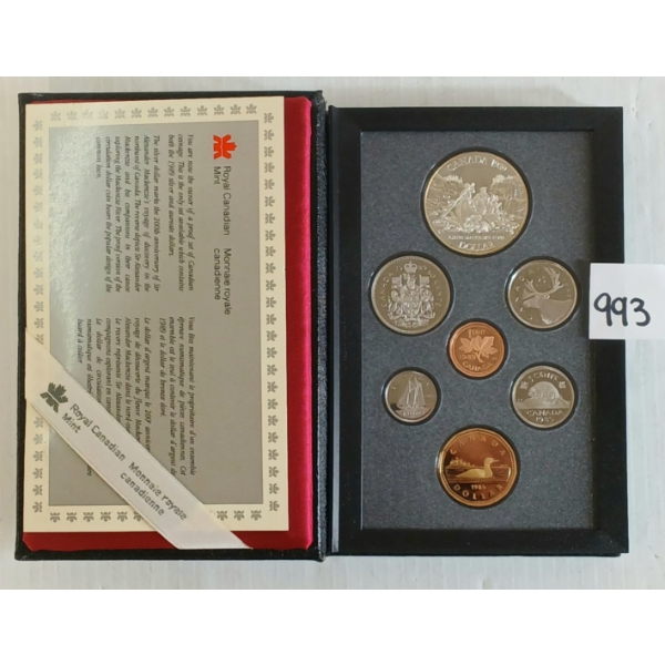 1989 RCM DOUBLE DOLLAR PROOF SET