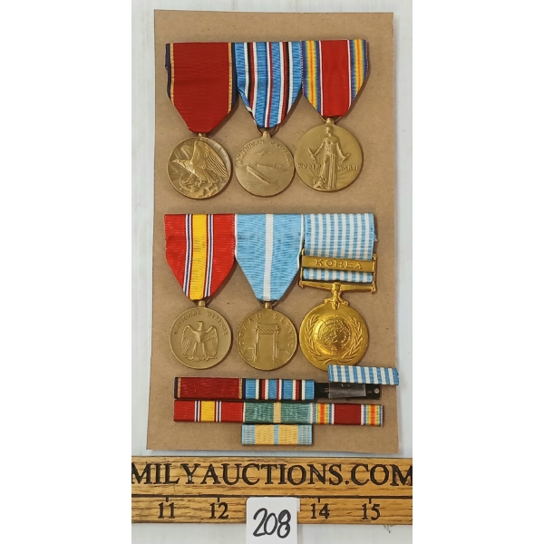 QTY OF WWII & KOREAN WAR U.S. NAVY MEDALS & BARS - LT. COMMANDER HELEN J. SHIELDS (NURSING)