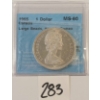 Image 3 : 1965 CDN SILVER DOLLAR - CCCS GRADED