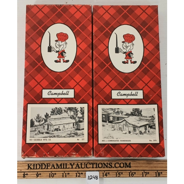LOT OF 2 - CAMPBELL CORRUGATED WAREHOUSE & SEEBOLD MFG. CO. KITS - #373 & #377
