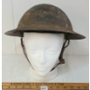Image 2 : WWI BRODIE HELMET W/ LINER & CHIN STRAP