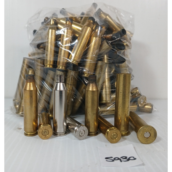 BRASS: APPROX 120X MIXED .243 WIN & .45-70 GOVT