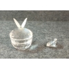 Image 3 : LOT OF 3 - SWAROVSKI CRYSTAL BUTTERFLY TRINKET BOX, DISPLAY GLASS & MEMBERSHIP DIAMOND
