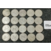 Image 1 : LOT OF 20 - 1951-1965 CDN SILVER 25 CENT COINS
